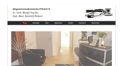 Desktop Screenshot of hausarzt-in-kleinmachnow.de