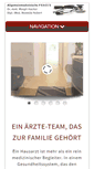 Mobile Screenshot of hausarzt-in-kleinmachnow.de